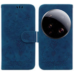 For Xiaomi 15 Ultra Case PU Leather Wallet Phone Cover Butterfly Flower Imprint