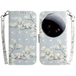 For Xiaomi 15 Ultra Case Pattern Printing Leather Wallet Phone Cover with Wrist Strap