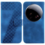 For Xiaomi 15 Ultra Stand Case 7-Shaped Pattern Imprint Leather Phone Cover