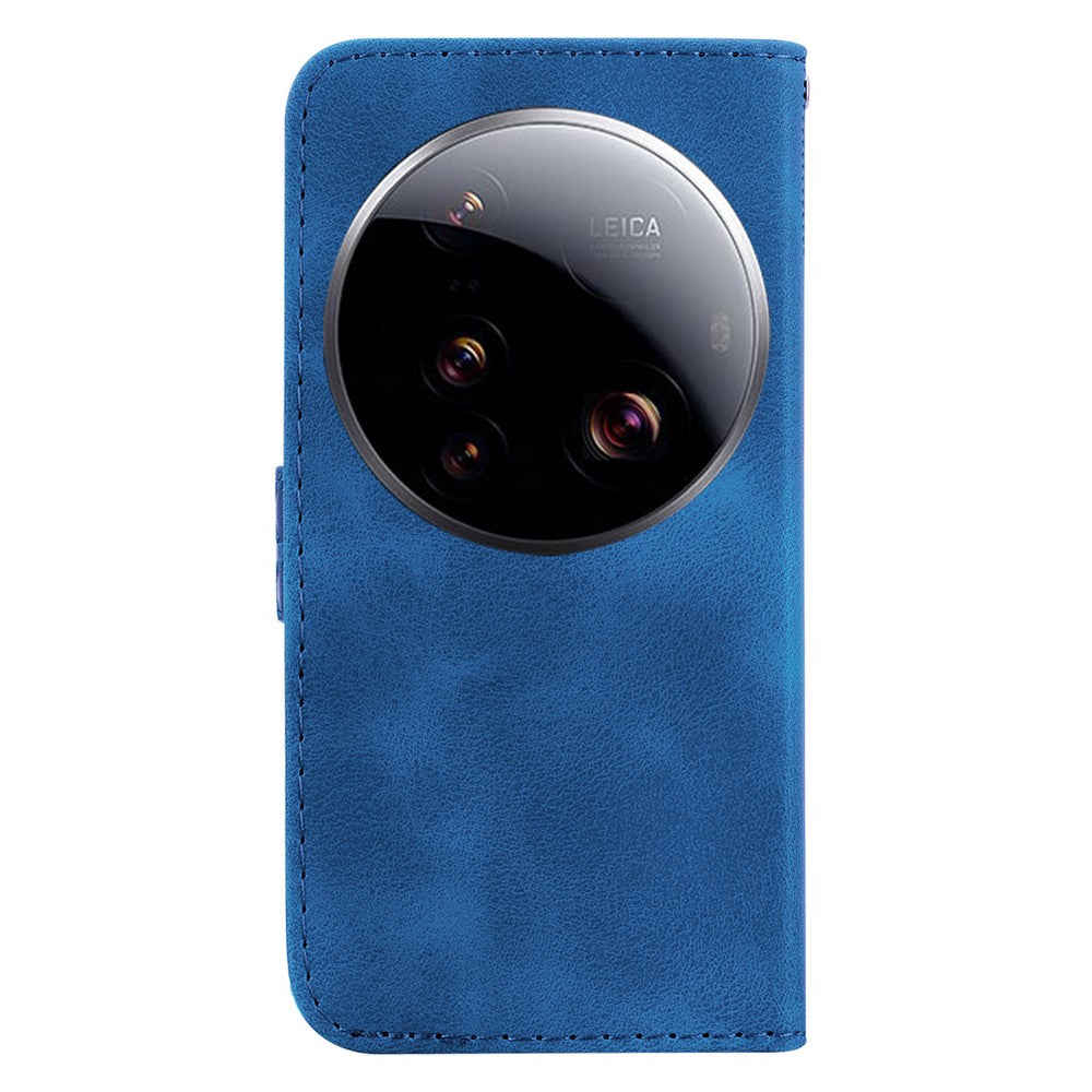 For Xiaomi 15 Ultra Stand Case 7-Shaped Pattern Imprint Leather Phone Cover
