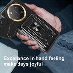 For Honor Magic7 Lite 5G / X9c 5G / X60 Pro 5G Case PC + TPU Kickstand Phone Back Cover with Camera Slider