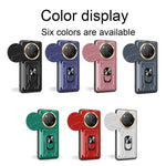 For Honor Magic7 Lite 5G / X9c 5G / X60 Pro 5G Case PC + TPU Kickstand Phone Back Cover with Camera Slider