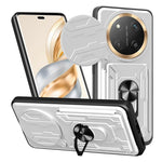 For Honor Magic7 Lite 5G / X9c 5G / X60 Pro 5G Case PC + TPU Kickstand Phone Back Cover with Camera Slider