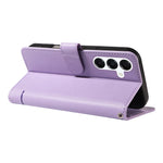 Samsung Galaxy A18 5G / A18 4G A17 5G / A17 4G / A26 5G / A16 5G / A16 4G Plånboksfodral Läderfodral med Kattmönster och Handledsrem