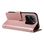 For Xiaomi Redmi Note 14 4G (164.84mm) Wallet Case with Wrist Strap Cat Pattern Imprint Leather Phone Cover