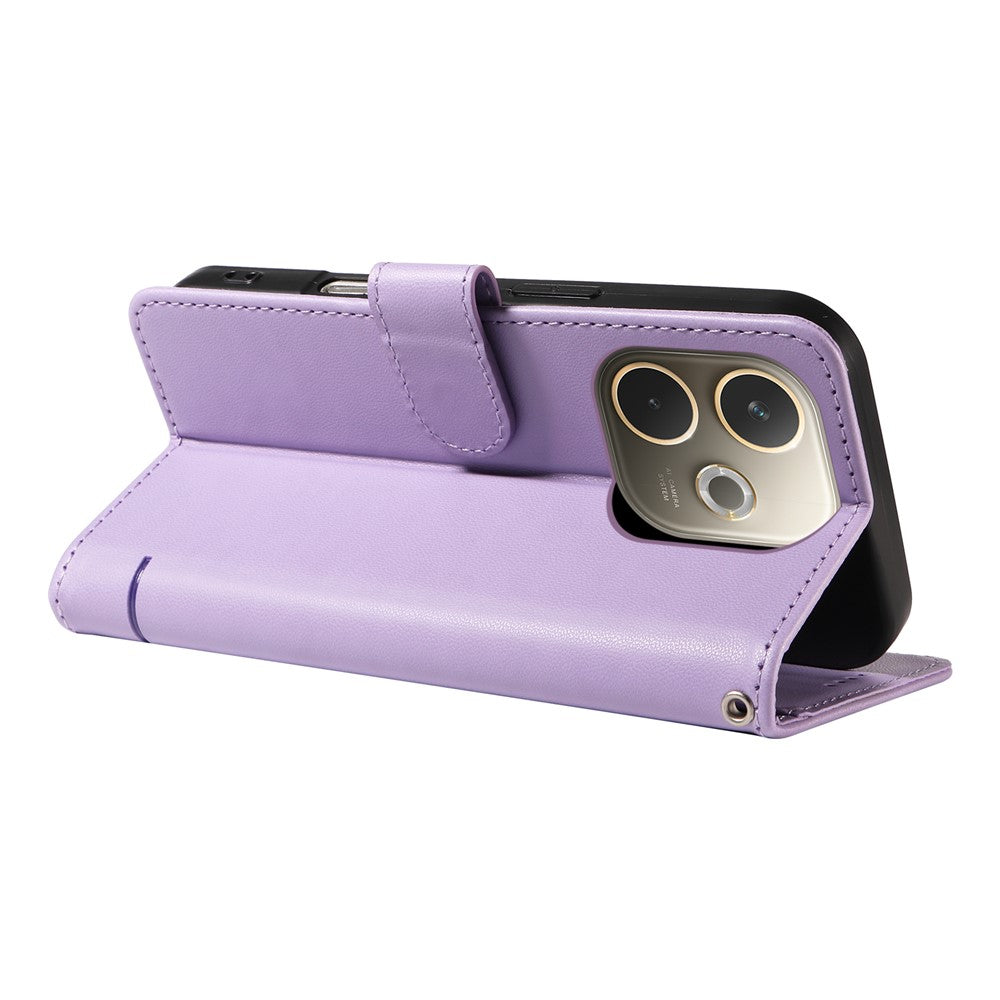 For Oppo A5 4G (Global)  / 5G (Global) / A5 4G / 5G / A3 Pro (Global) 5G Wallet Case with Strap Cat Pattern Imprint Leather Phone Cover