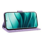 Wallet Case for Xiaomi Redmi Note 14 Pro 5G / 14 Pro+ 5G / Poco X7 5G Cat Pattern Imprint Leather Phone Cover with Wrist Strap