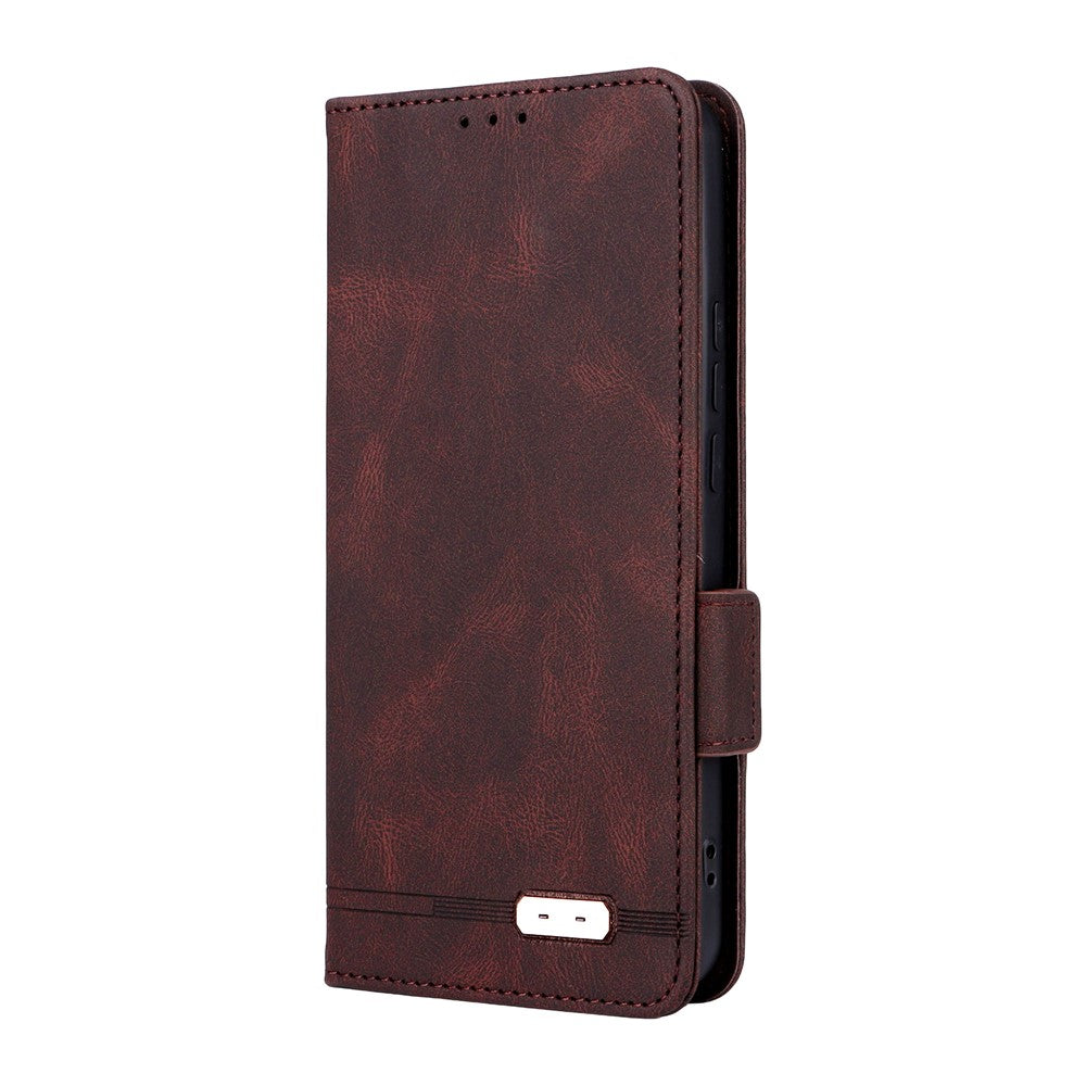 For Xiaomi 15 Ultra Case Leather Wallet Flip Phone Cover with Hardware Decor