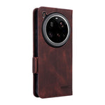 For Xiaomi 15 Ultra Case Leather Wallet Flip Phone Cover with Hardware Decor