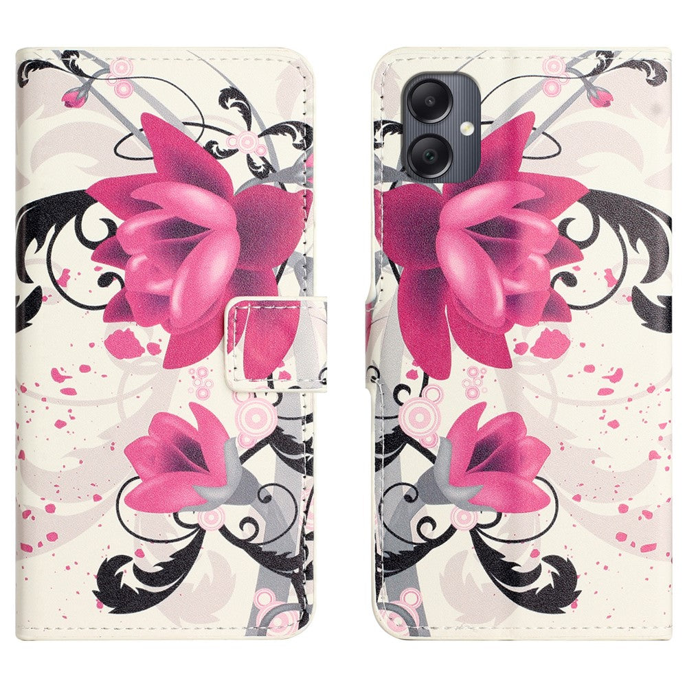 For Samsung Galaxy A07 4G / A06 5G / A06 4G Case Pattern Print PU Leather Wallet Phone Cover