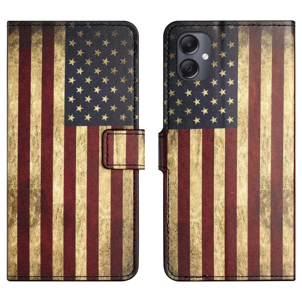 For Samsung Galaxy A07 4G / A06 5G / A06 4G Case Pattern Print PU Leather Wallet Phone Cover