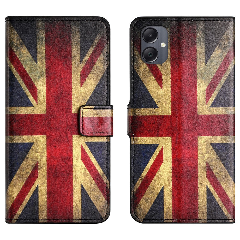 For Samsung Galaxy A07 4G / A06 5G / A06 4G Case Pattern Print PU Leather Wallet Phone Cover