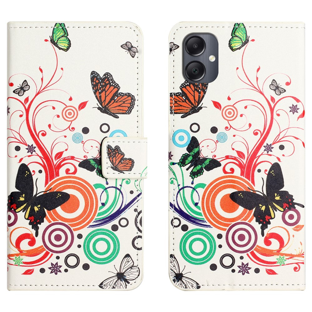 For Samsung Galaxy A07 4G / A06 5G / A06 4G Case Pattern Print PU Leather Wallet Phone Cover