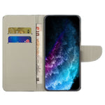 Til Samsung Galaxy A07 4G / A06 5G / A06 4G cover med mønstertryk og krydstekstur i læder