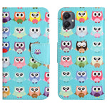 Til Samsung Galaxy A07 4G / A06 5G / A06 4G cover med mønstertryk og krydstekstur i læder