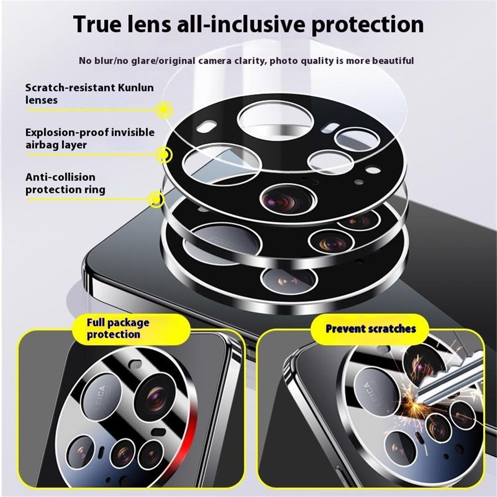 For Xiaomi 15 Ultra Case Electroplating PC Phone Back Cover with Camera Lens Protector