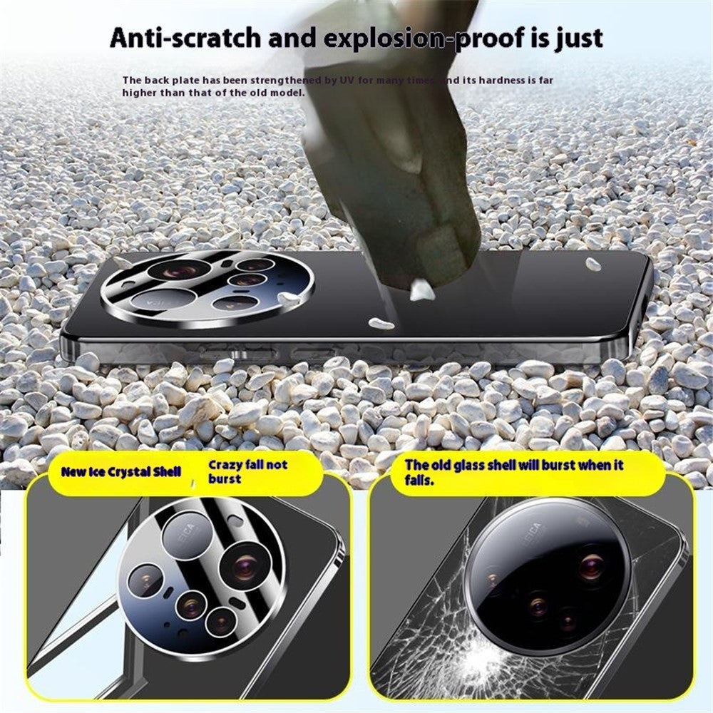 For Xiaomi 15 Ultra Case Electroplating PC Phone Back Cover with Camera Lens Protector