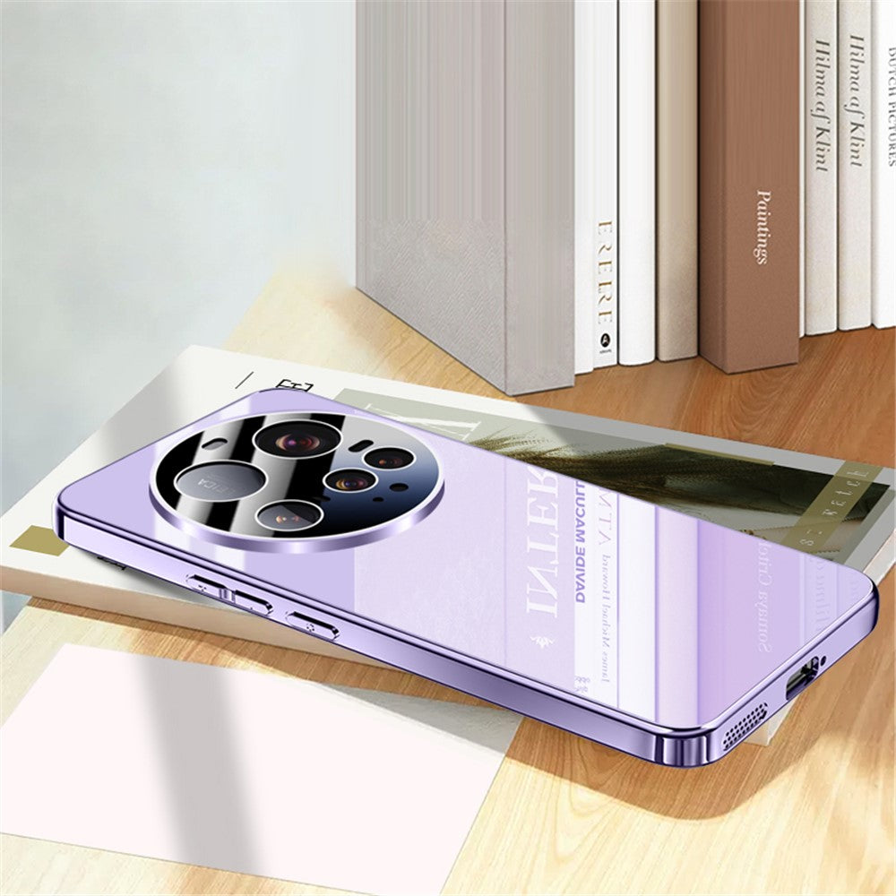 For Xiaomi 15 Ultra Case Electroplating PC Phone Back Cover with Camera Lens Protector