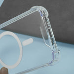 For Samsung Galaxy A15 4G / 5G Clear Phone Magnetic Case 1.5mm Shockproof Back Cover