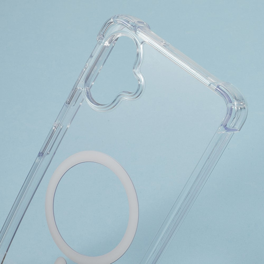 Til Samsung Galaxy A08 5G / A08 4G / A07 4G / A06 4G / A06 5G Gennemsigtigt Telefon Magnetisk Cover 1,5 mm Stødsikker Bagcover
