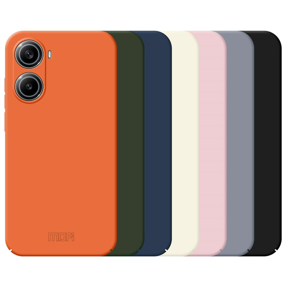 MOFI-mobilcover til Xiaomi Poco X7 Pro 5G / Xiaomi Redmi Turbo 4 5G, JK Qin-serien, Skin-Touch, mat, fingeraftryksafvisende bagside