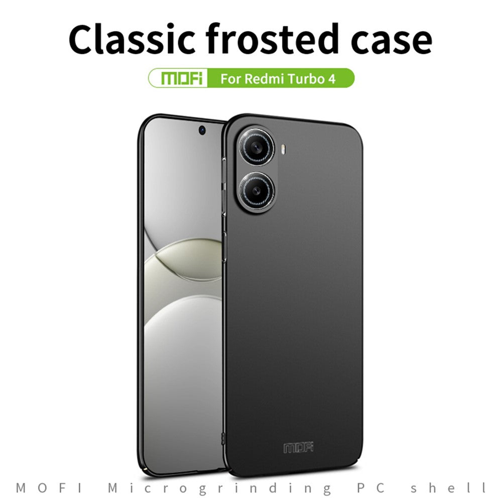 MOFI For Xiaomi Poco X7 Pro 5G / Xiaomi Redmi Turbo 4 5G Phone Case  Shield Matte Series Ultra Slim PC Protective Cover