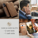 CASEME For Xiaomi Poco X7 Pro 5G Wallet Case 013 Series PU Leather Phone Cover Stand