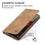 CASEME For Xiaomi Poco X7 Pro 5G Wallet Case 013 Series PU Leather Phone Cover Stand