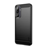 MOFI For Samsung Galaxy M16 5G / F16 5G Back Cover  Brushed Texture Carbon Fiber Soft TPU Case