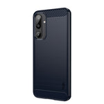 MOFI For Samsung Galaxy M16 5G / F16 5G Back Cover  Brushed Texture Carbon Fiber Soft TPU Case