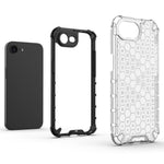 For iPhone 17th / 16th Case PC + TPU Phone Cover Honeycomb Shape