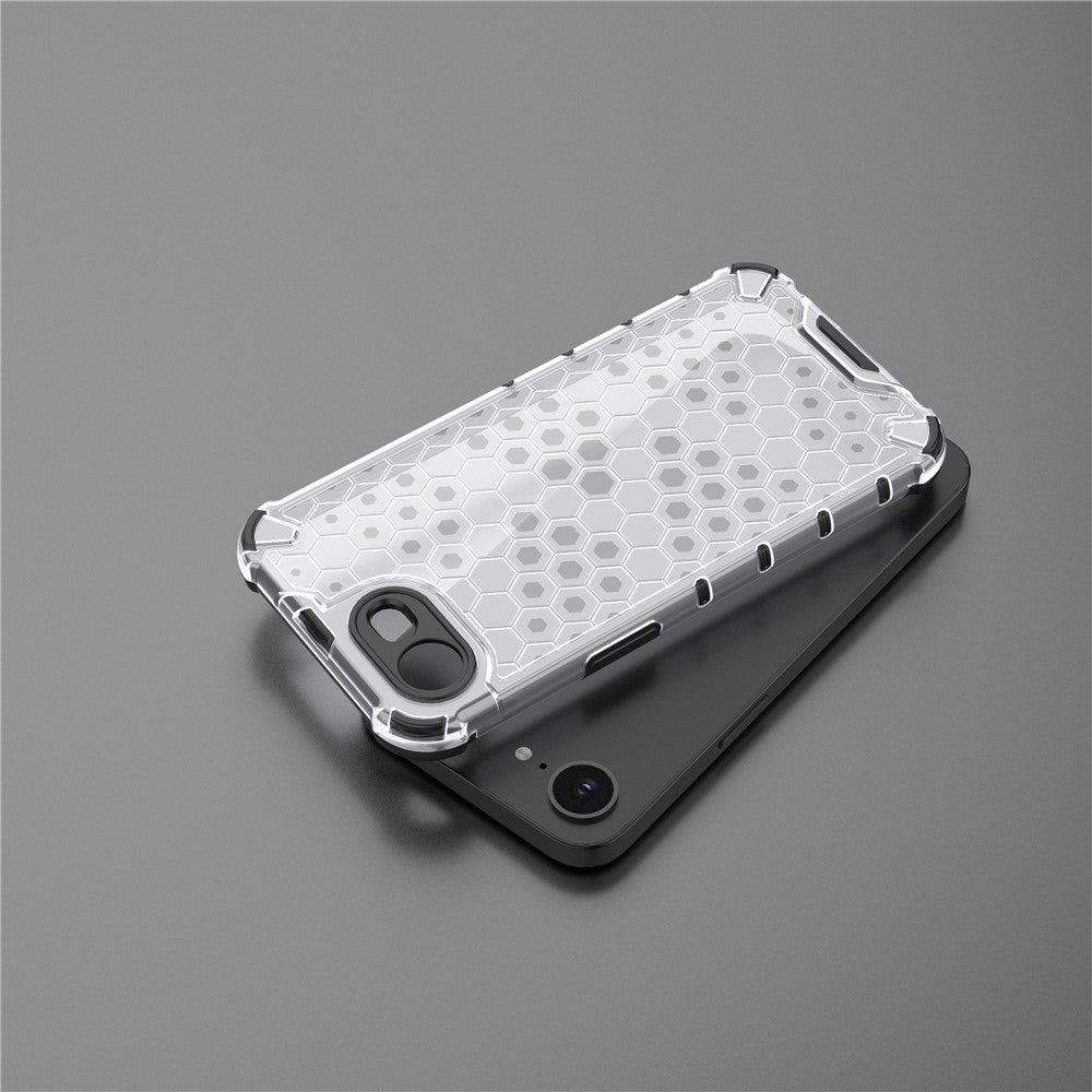 For iPhone 17th / 16th Case PC + TPU Phone Cover Honeycomb Shape