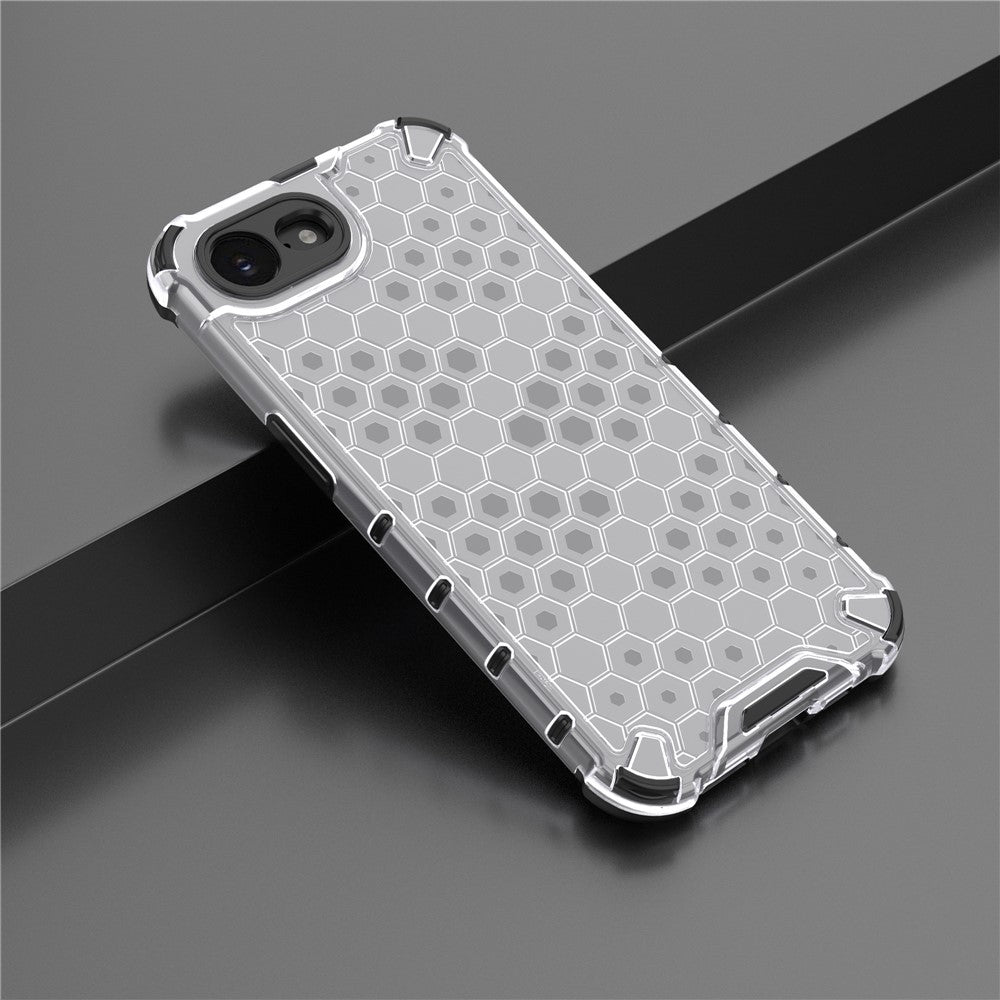 For iPhone 17th / 16th Case PC + TPU Phone Cover Honeycomb Shape