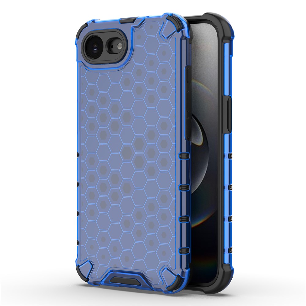For iPhone 17th / 16th Case PC + TPU Phone Cover Honeycomb Shape