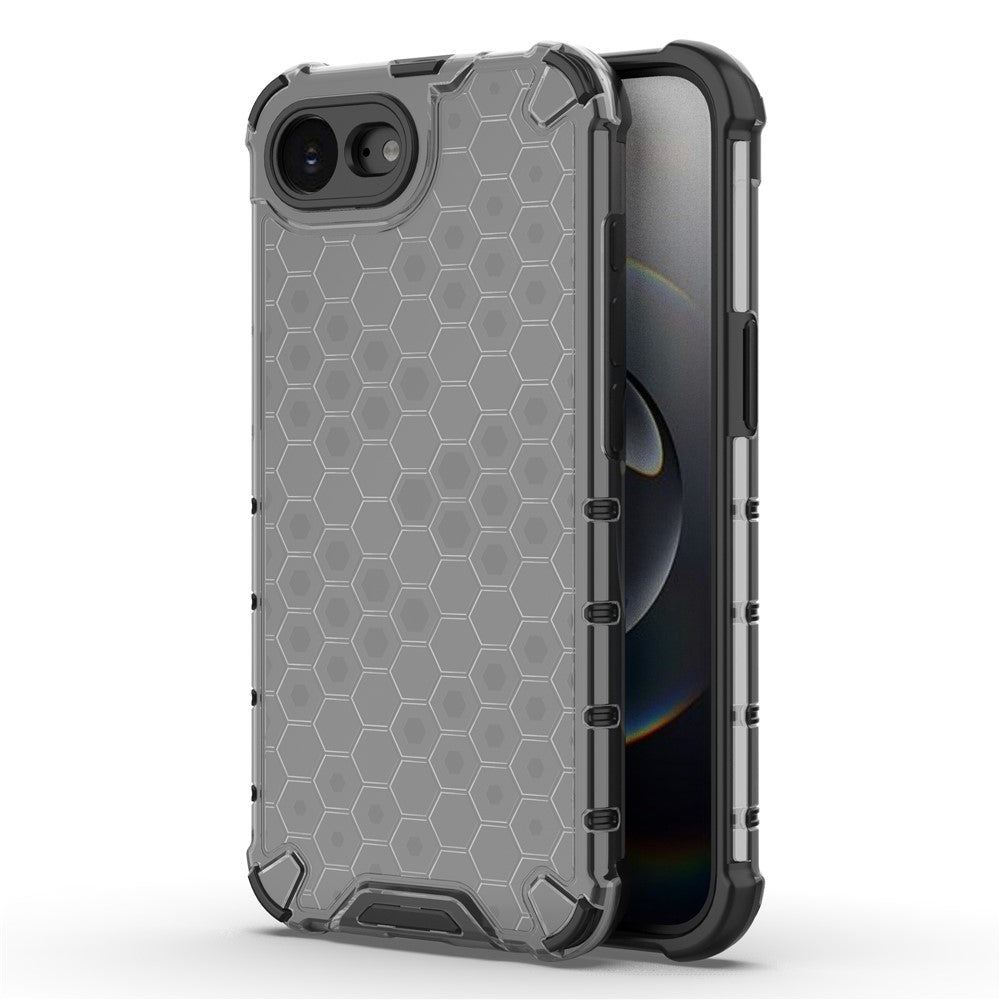 For iPhone 17th / 16th Case PC + TPU Phone Cover Honeycomb Shape