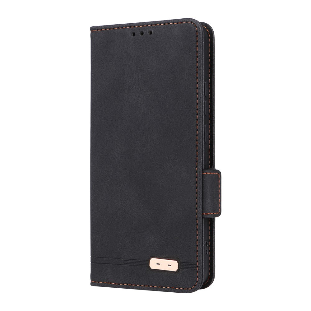 For Xiaomi Poco X7 Pro 5G  /  Redmi Turbo 4 5G Case Leather Wallet Flip Phone Cover with Hardware Decor
