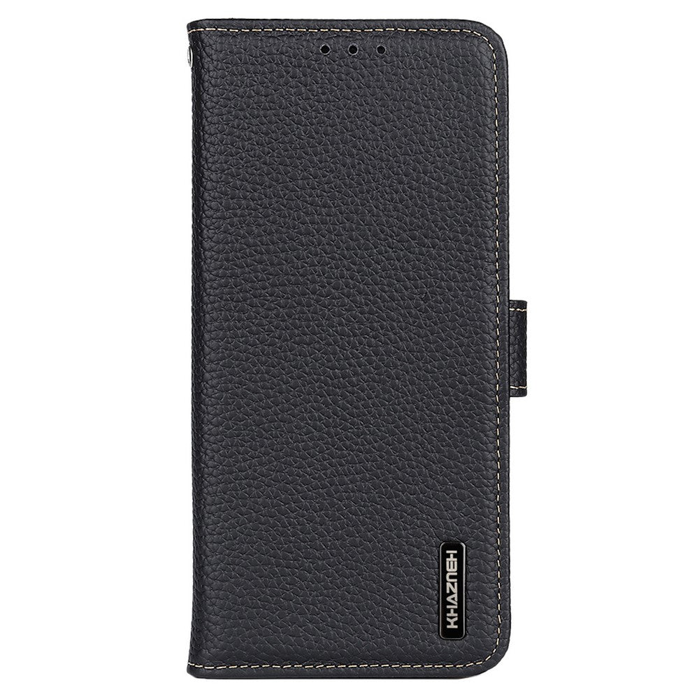 KHAZNEH For Xiaomi 15 Ultra Case Genuine Cow Leather Flip Phone Cover