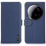 KHAZNEH For Xiaomi 15 Ultra Case Genuine Cow Leather Flip Phone Cover