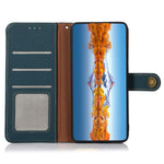 KHAZNEH for Xiaomi 15 Ultra Case Genuine Cow Leather RFID Blocking Wallet Phone Cover