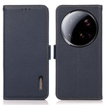 KHAZNEH for Xiaomi 15 Ultra Phone Case Genuine Cow Leather Cover RFID Blocking