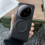 For Xiaomi 15 Ultra Magnetic Case PU + TPU Phone Back Cover