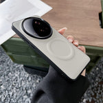 For Xiaomi 15 Ultra Magnetic Case PU + TPU Phone Back Cover