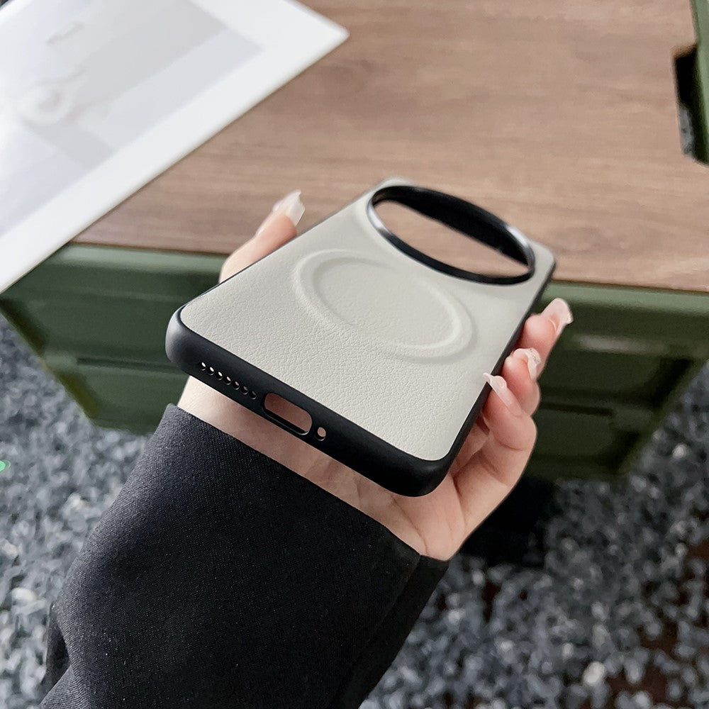 For Xiaomi 15 Ultra Magnetic Case PU + TPU Phone Back Cover