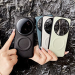For Xiaomi 15 Ultra Magnetic Case PU + TPU Phone Back Cover