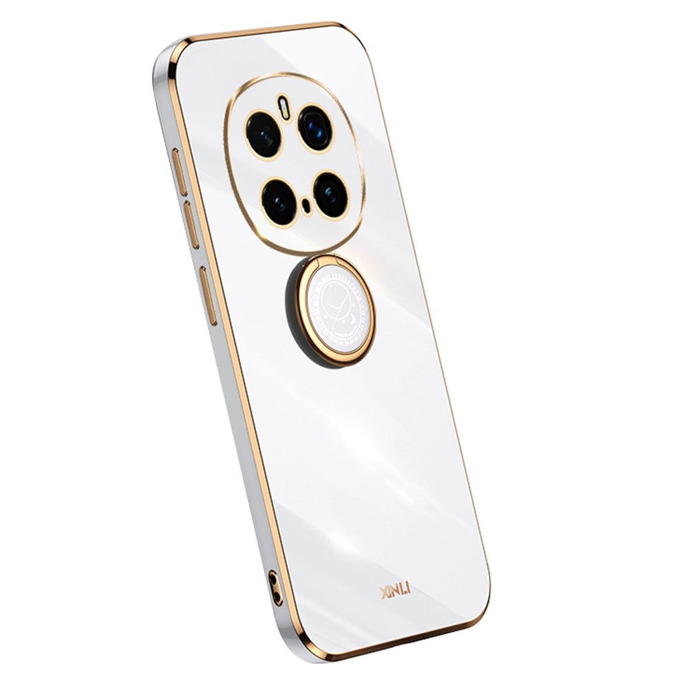 XINLI For Honor Magic7 Pro 5G Case Ring Kickstand Electroplating TPU Phone Cover