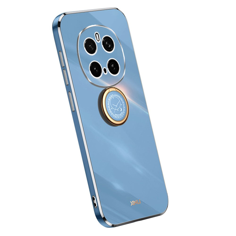 XINLI For Honor Magic7 Pro 5G Case Ring Kickstand Electroplating TPU Phone Cover