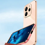 XINLI For Xiaomi Redmi Note 14 4G (163.25mm) Case TPU Phone Cover with Electroplating Frame