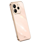 XINLI For Xiaomi Redmi Note 14 4G (163.25mm) Case TPU Phone Cover with Electroplating Frame