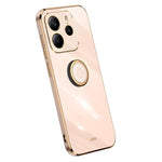 XINLI For Xiaomi Redmi Note 14 5G Case Ring Kickstand Electroplating TPU Phone Cover