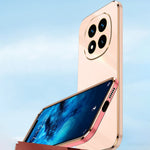 XINLI For Xiaomi Redmi Note 14 Pro 4G Case TPU Phone Cover with Electroplating Frame